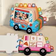 Digital Classification Paste Book Children Enlightenment Busy Book Baby Material Educational Sticker