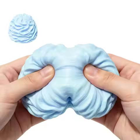 Cream Stress Ball Squeeze Toys Moldable Slow Rebound Squeeze Ball ASMR Sensory Anti Stress Fidget To
