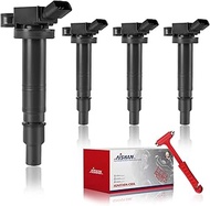 AISHAN Set of 4 Ignition Coil Pack Compatible with Toyota 4Runner Camry FJ Cruiser Matrix Solara Tac