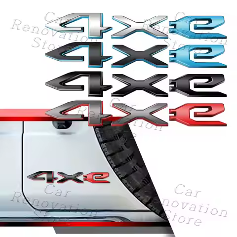3D ABS Plastic Car Styling Tailgate Emblem Rear Boot Trunk Badge Sticker For Jeep 4xe Logo Grand Che