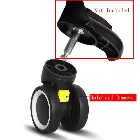 Removable Luggage Wheel Suitcase Wheels Suitcase Universal Wheel Luggage Accessories Spare Parts for