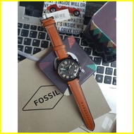 ◿ ☢ FOSSIL Watch For Men With Leather Starp Brown Sale Original Pawnable Waterproof FS5241 FOSSILLe