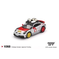 (STANDARD/BLISTER) MINI GT 1/64 #1068 PORSCHE 911 DAKAR "UNCLE RALLY"