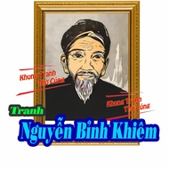 Adoration painting of NGUYEN BELGIUM KHUM, durable painting model + beautiful bright photo frame siz