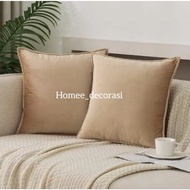 Suede sofa cushion cover 30x30 40x40 45x45 50x50 60x60 plain premium suede