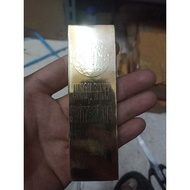 Ir SoekarnoCrown & LM padi kapas kuningan sari isi slop panjang