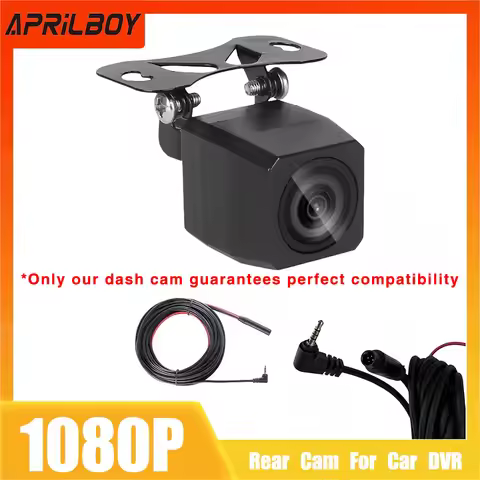 Aprilboy 1080P HDR Car Reverse Camera Night Vision Waterproof Auto Backup Monitor Color Image For Ca