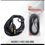 Audio Cable 1_ 1 HQ high quality audio cable 1.5m 3m 5m 10m 1.5meter 3meter 5meter 10meter