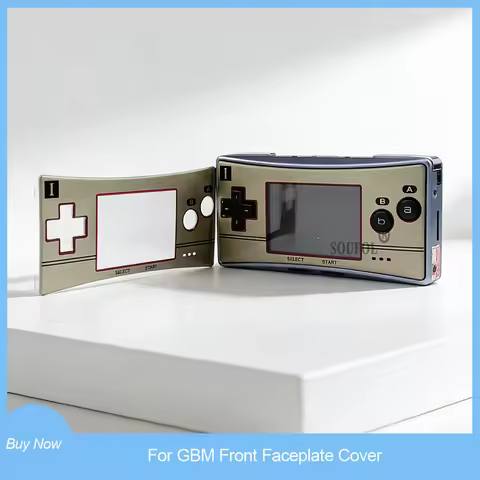 For GameBoy Micro Cover Limited Version Gold Front Faceplate Cover For GBM System Front Shell Case