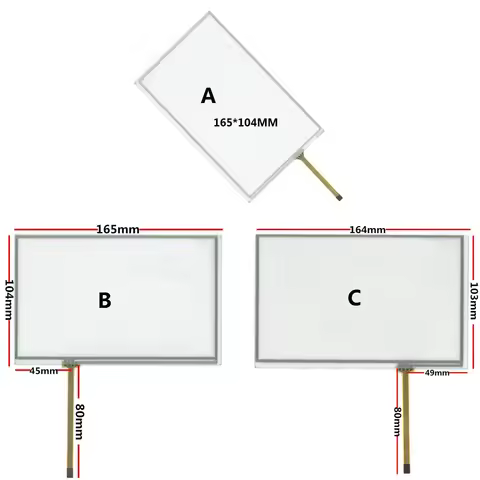 Original 7Inch TFT LCD Display A070VW08 V2 Industrial Equipment LCD Screen 800*480(RGB) For Mt6070ih