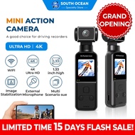 South Ocean 4K Ultra HD Pocket Action Camera 1.33'' LCD 270 Degrees Rotate Wifi Outdoor Sport