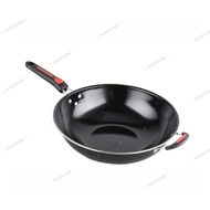 Enamel Frying Pan 34cm wok Pan 34cm