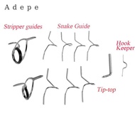 Adepe 11pcs / lot   Fly   Rod   Guide   Set   Snake   Guide   Tip   Hook   Fly   Fishing   Accessori
