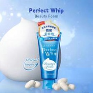 SENKA PERFECT WHIP โฟมล้างหน้า, 120 กรัม, มีสารลดแรงตึงผิวอะมิโน, ทำความสะอาดล้ำลึกโดยไม่ทำลายความชุ