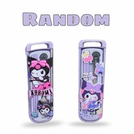 Gratis Ongkir - Set Alat Makan Anak Karakter / 3 in 1 Stainless Steel dengan Case