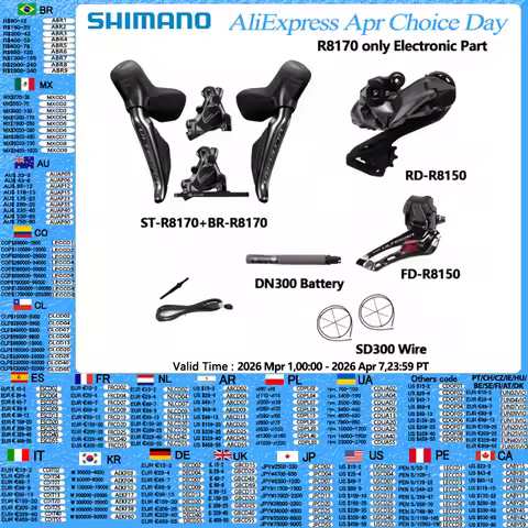 Shimano R8170 ULTEGRA Di2 Electronic Part 2x12S R8150 Front Rear Derailleur Hydraulic Disc Brake Roa