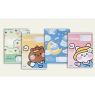 Combo of 05 4-panel notebooks, 80 pages E791 (quantity: 120gsm)