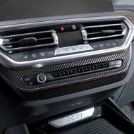 Tpic For X3 G01 G45 X4 G02 iX3 G08 Center Console CD Panel Trim Cover Wrap Carbon PVC Leather Car In