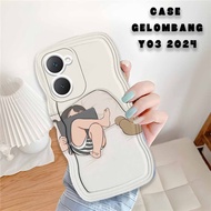 HP VIVO Y03 Wave Softcase - Phone Case - VIVO Y03 Wave - External.Acc - CHARACTER Motif - Fashion Ca