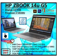 HP Elitebook ZBOOK 14u G5 / 840 (G1/ G2 / G3/G4) / 840r G4 LAPTOP CORE i5/i7 (5th/6th/7th/8th GEN) windows 10 Pro (3 month warranty)