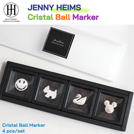 [🚚จัดส่งไว] Jenny Heims Crystal Golf Ball Marker Set [4pcs/1box]
