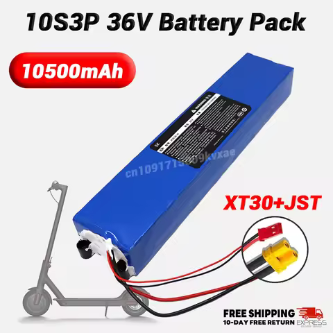 Batterie au lithium pour Xiaomi Mijia M365 Pro, vélo électrique, scooter, 20A BMS, 36V, 7800mAh, 10S
