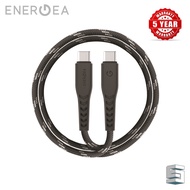 ENERGEA Nylo Flex USB-A To USB-C Cable - Black (1.5M/3M)