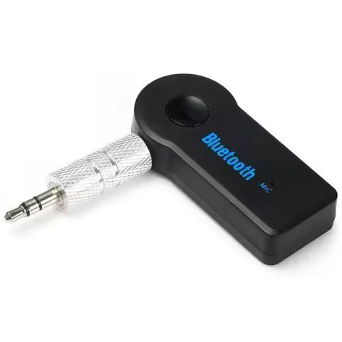 1-6pcs 2 in 1 wireless Bluetooth 5.0 receiver 3.5mm jack for car music audio aux A2DP headphone tran