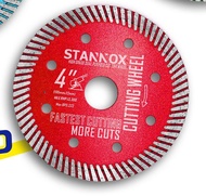 ใบตัดเพชร 2 in 1 ใบตัดกระเบื้อง 4 นิ้ว อเนกประสงค์ ตัดได้ทั้ง เหล็ก และปูน ไม่แตกแน่นอน 100% STANNOX