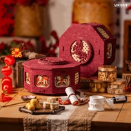 [August Signature] CNY Prosperity-Go-Round Gift Set (Set of 2 Signature Cookies + Exclusive Couplets