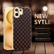 YYN Case For Vivo X200 Fe X200FE Casing Electroplating fashion grid pattern Shockproof Phone Case Co