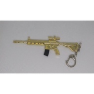 Keychain pubg M416 gold