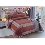 🔥 Readystock 🔥 Set Cadar Pengantin Beropol Set 7 IN 1 , 6 IN 1 Ropol Cadar Pengantin  cadar penganti