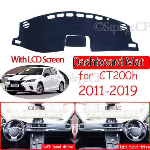 F Sport Anti-Slip Mat Dashboard Cover Pad Sunshade Dashmat Carpet Accessories 2013 2014 for Lexus CT