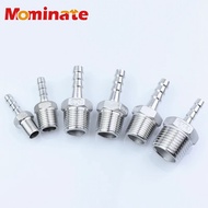 【Exclusive Discount】 1/8 1/4 3/8 1/2 1 Stainless Steel 304 Bsp Male Thread Fitting X Barb Hose Tail