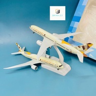 Boeing 787-8 dreamliner aircraft model ETIHAD AIRWAYS high-quality alloy one-piece cast wheels