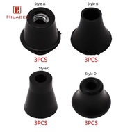 [UsusexaMY] 3 Pieces Drum Feet Slipcover Cymbal Stands Protection Sleeve Bass Drum Stand