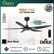 DEKA Fan DEKA DC2-311 F5DC PRO FANZO TURBO 56" 5 Blades DC Motor with Remote Control DEKA Ceiling Fa