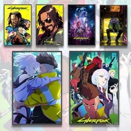 Cyberpunk Poster Anime Movie Wallpaper Character Wall Art Bedroom HD Decoration Gift Home Decor Pain