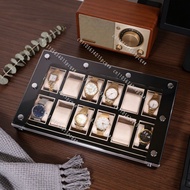 6-digit, 12-digit, and 18-digit watch storage with a premium feel like a lacquered watch box, acryli
