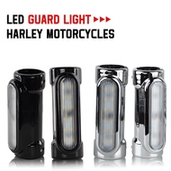 ไฟสัญญาณไฟเลี้ยว LED รถมอเตอร์ไซค์สำหรับ Harley Road King โคมไฟแขวนการชนทางหลวงสำหรับการเดินทางชอปเปอร์ Sportster Softail
