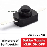 Toggle Click ON/OFF Switch - Waterproof Flashlight Switch