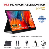 จอภาพแบบพกพา PORTABLE MONITOR 15.6 นิ้ว 75HZ/16 นิ้ว 144HZ 1080P IPS แบบพกพาลำโพงคู่ในตัวรองรับการใช