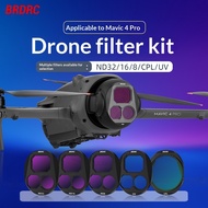 BRDRC Suitable for DJI MAVIC 4 PRO Filter ND Light Reduction CPL Polarizer UV Protective Mirror Acce