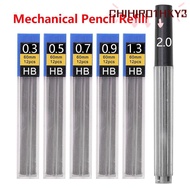 CHIHIRO1HXY3 6 Boxes Automatic Pencil Refill, 0.3/0.5/0.7/0.9/1.3/2.0/3.0mm Graphite Mechanical Penc