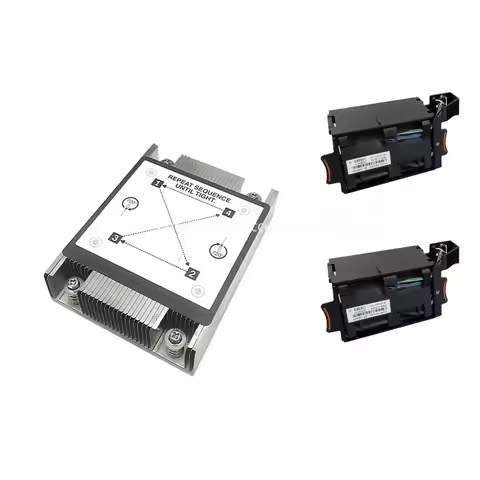 00KC912 00FK457 00FK343 00MV395 CPU Cooling Heatsink Kit FOR IBM X3550 M5 X3550M5 1U Server Heatsink