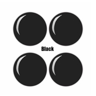 4Pcs/Set Stiker Karbon Tutup Lubang Kunci Pintu Mobil Anti Air Anti Debu