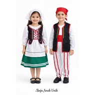 BAJUANAKUNIK POLANDIA COUNTRY COSTUME/ COUNTRY COSTUME/ UN COSTUME/ DAY BOYS' SUIT/ CHILDREN'S DRESS