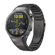 Cho đồng hồ Huawei GT5 Pro 46mm tre nhảy khóa hợp kim titan dây đồng hồ (màu đen)