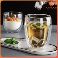 Cc Transparent Double Wall Glass Cup Coffee Mug Heat Resistant Cup 80ml/150ml/250ml/350ml/450ml